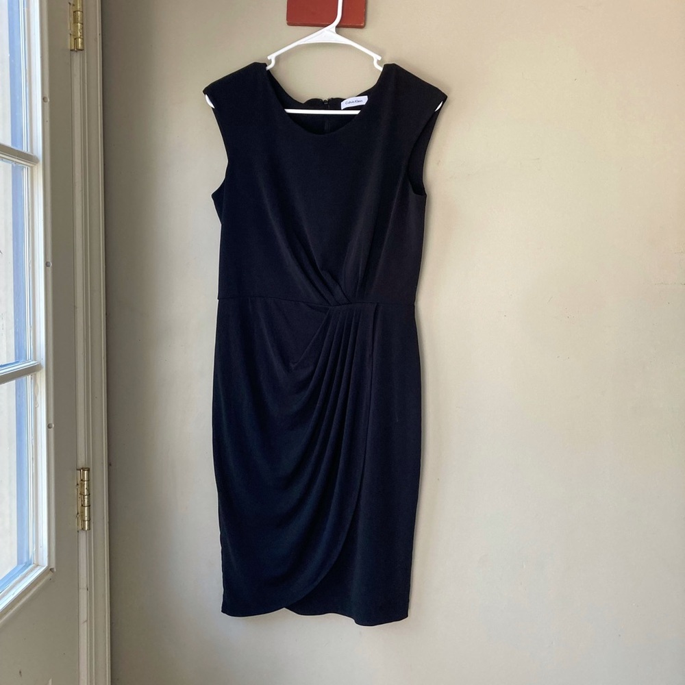 Calvin Klein Black Midi Dress 6